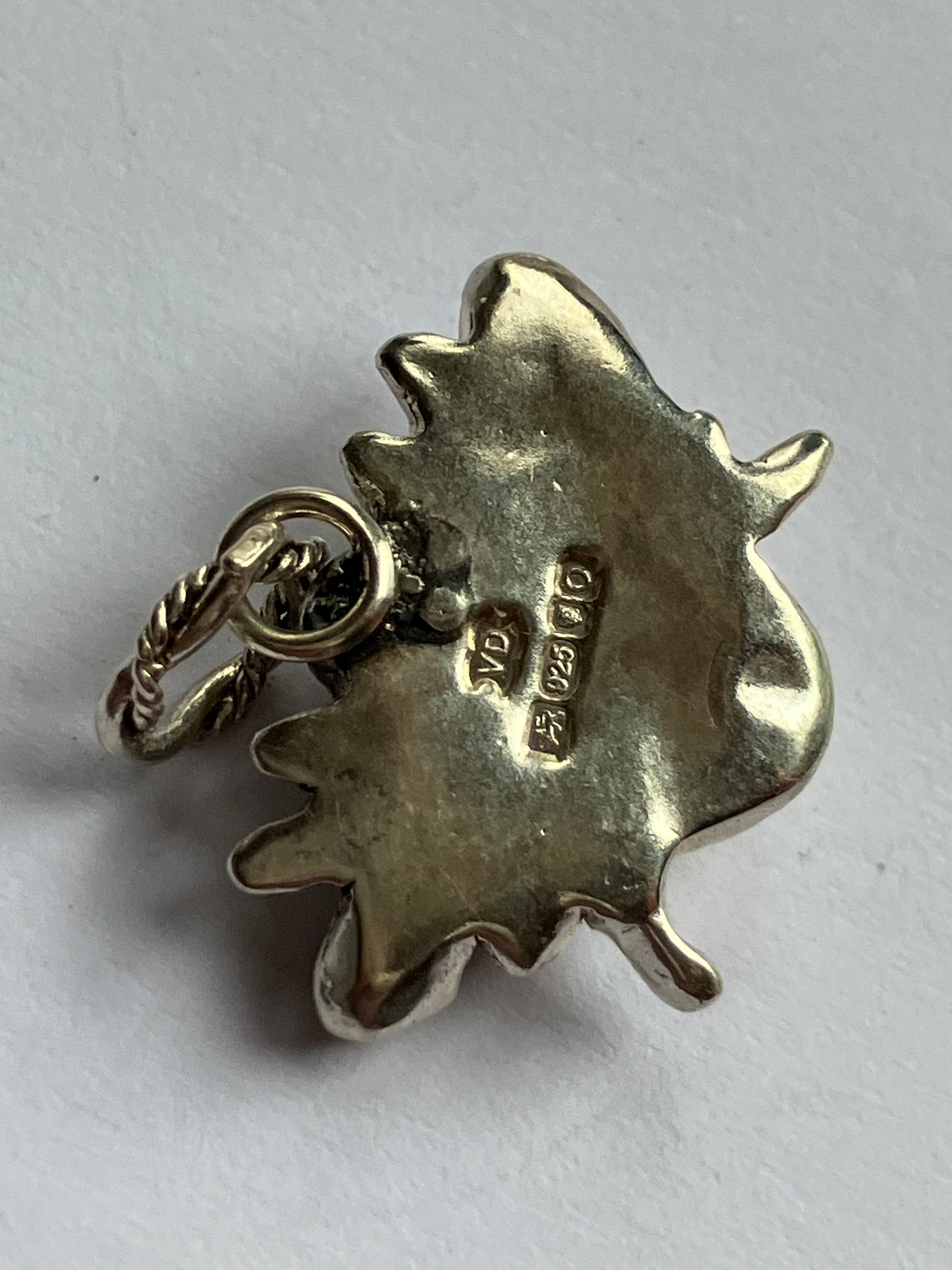 Large Silver Bee Charm