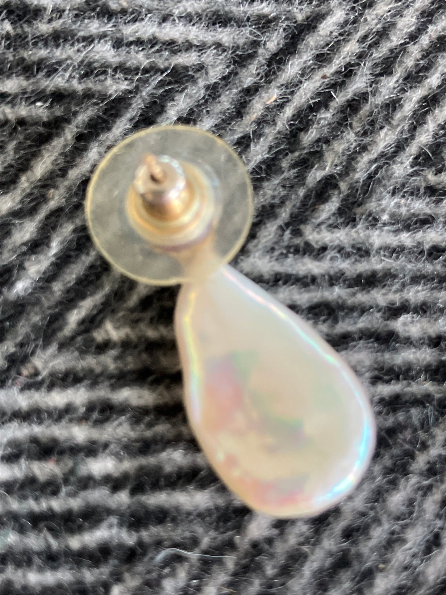 Pearl Earrings with Rubies & Rolled Gold