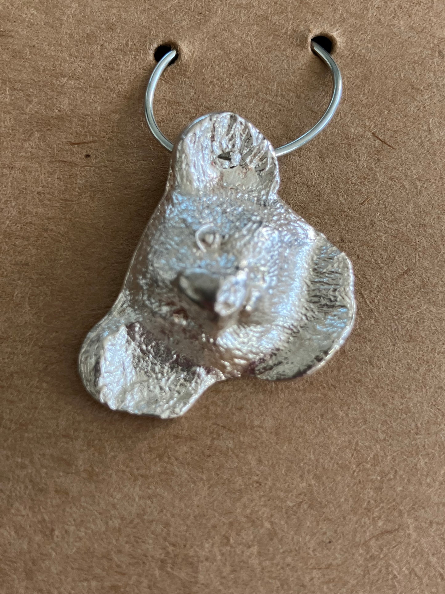 Silver Koala Pendant Large