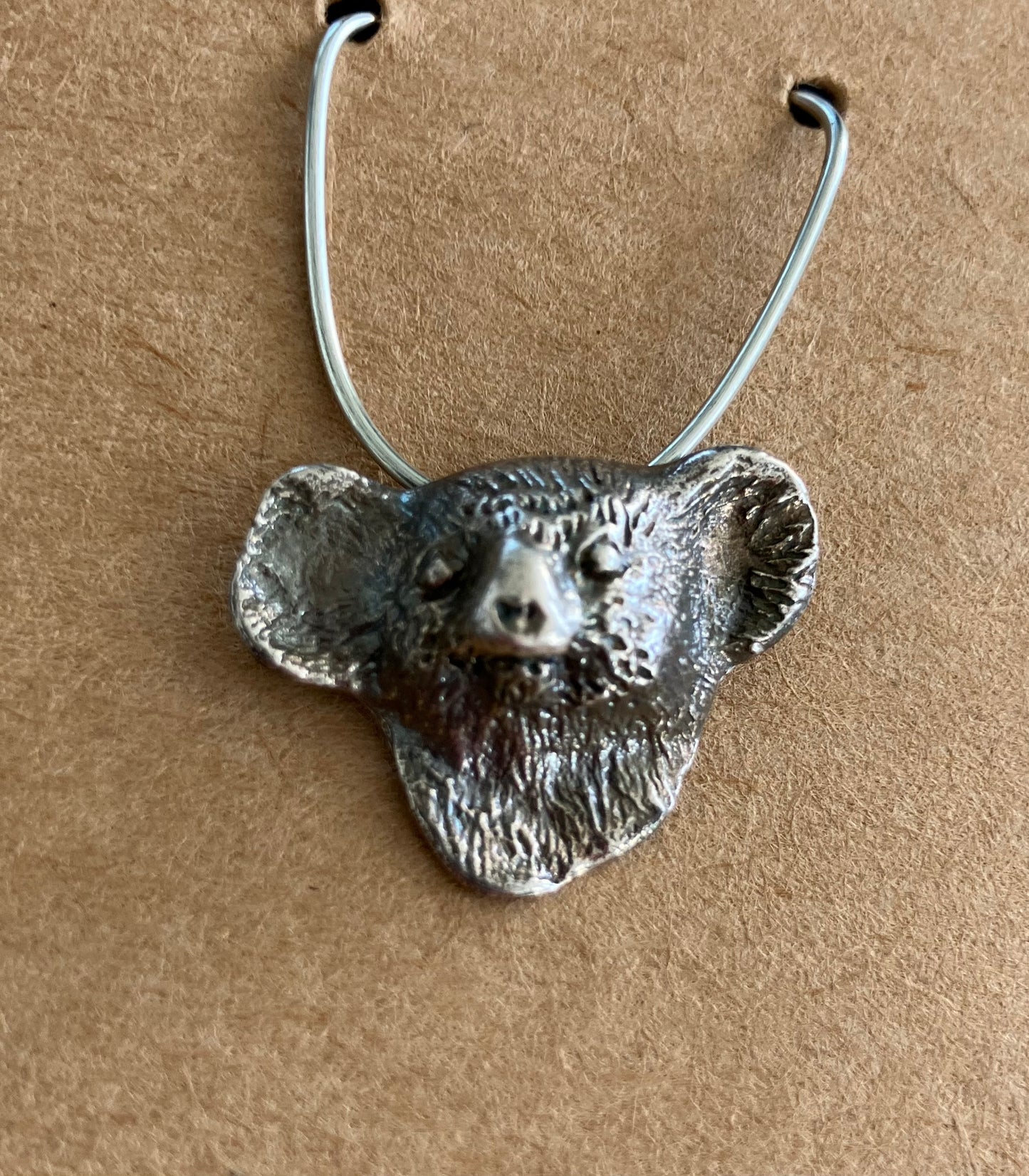 Silver Koala Pendant Large