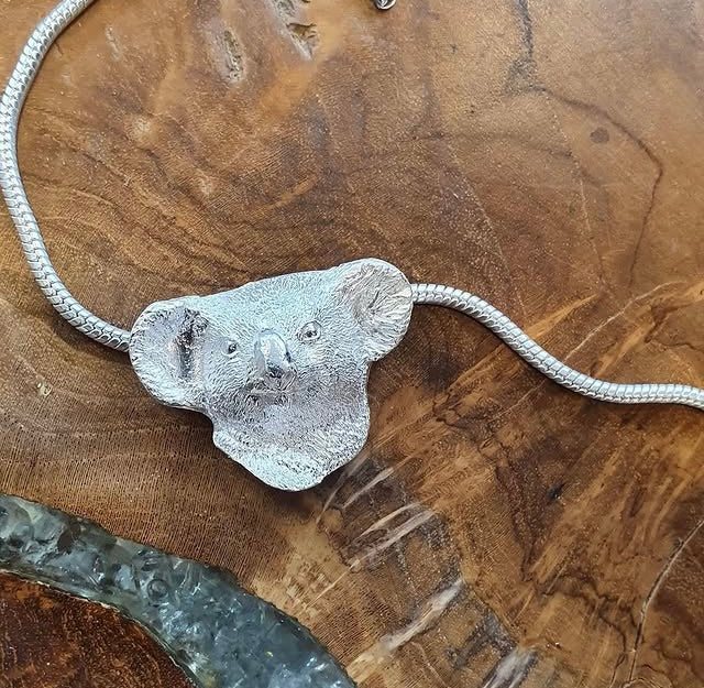 Silver Koala Pendant Large