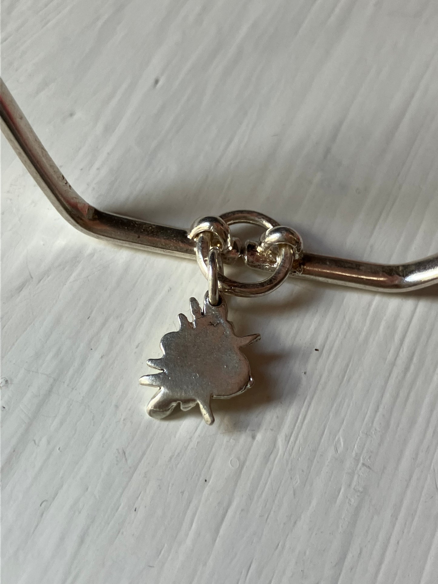 Silver Bee Bangle
