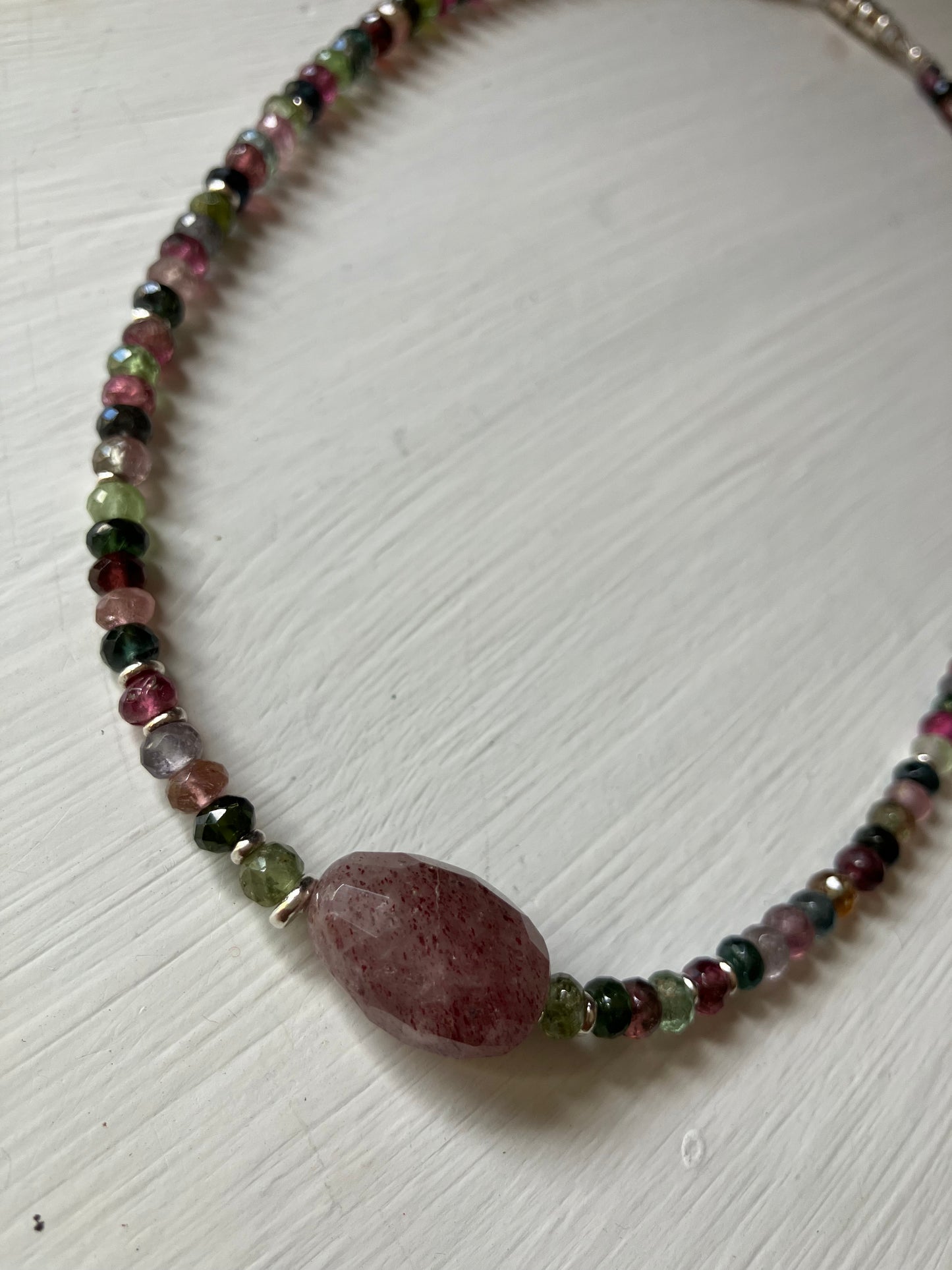 Bead & Silver Nevklace