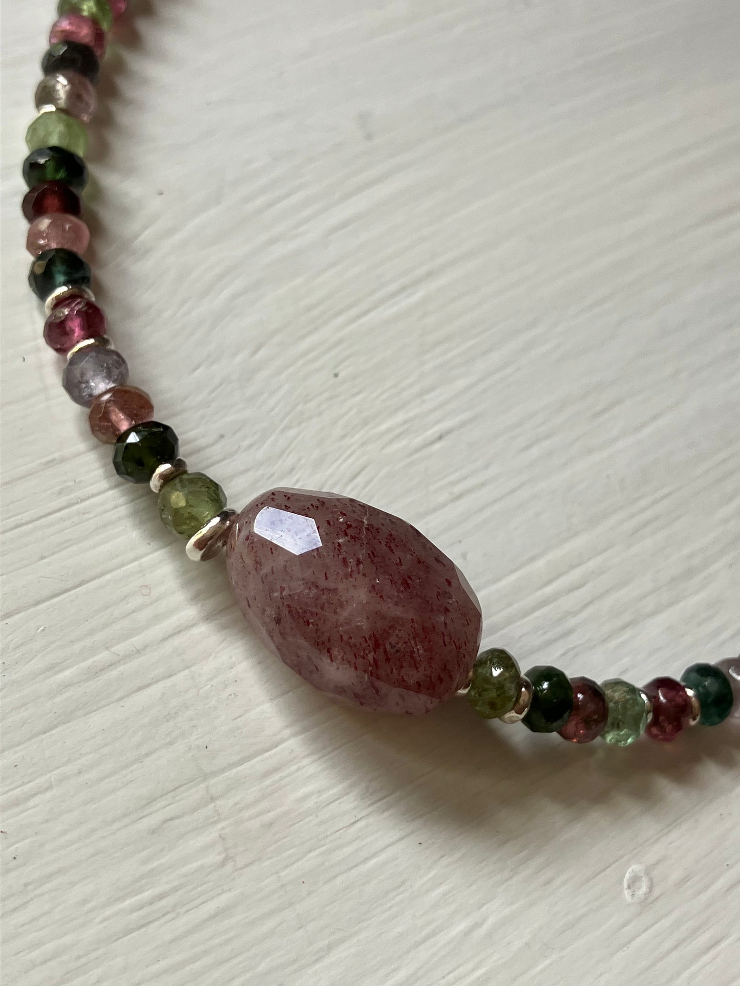 Bead & Silver Nevklace