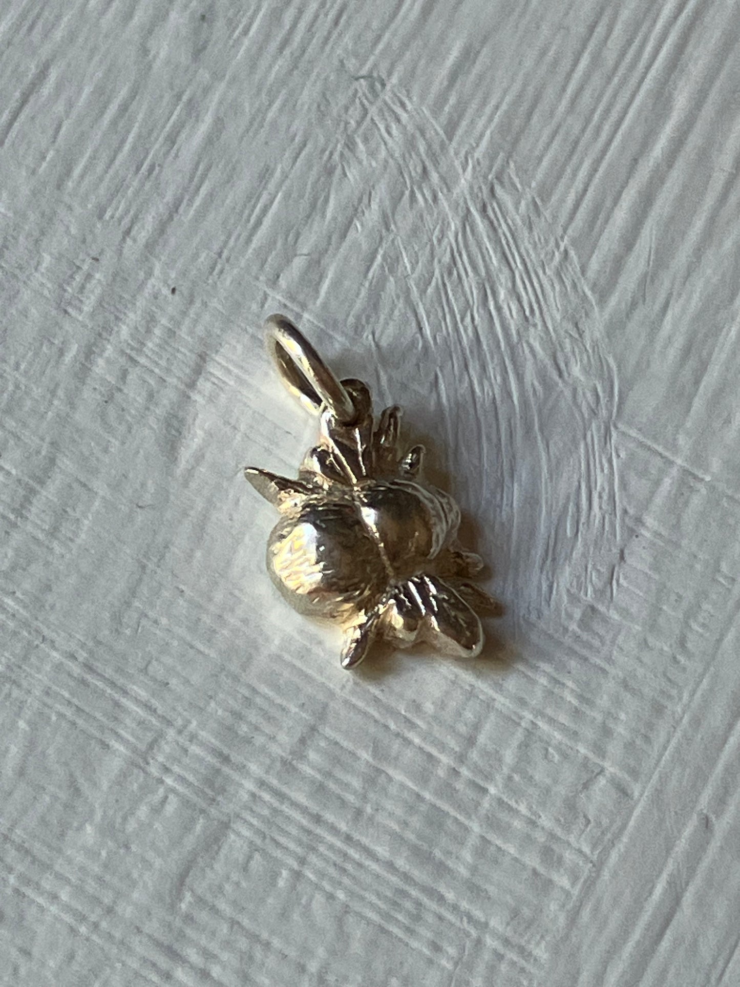 Small Silver Bee Charm