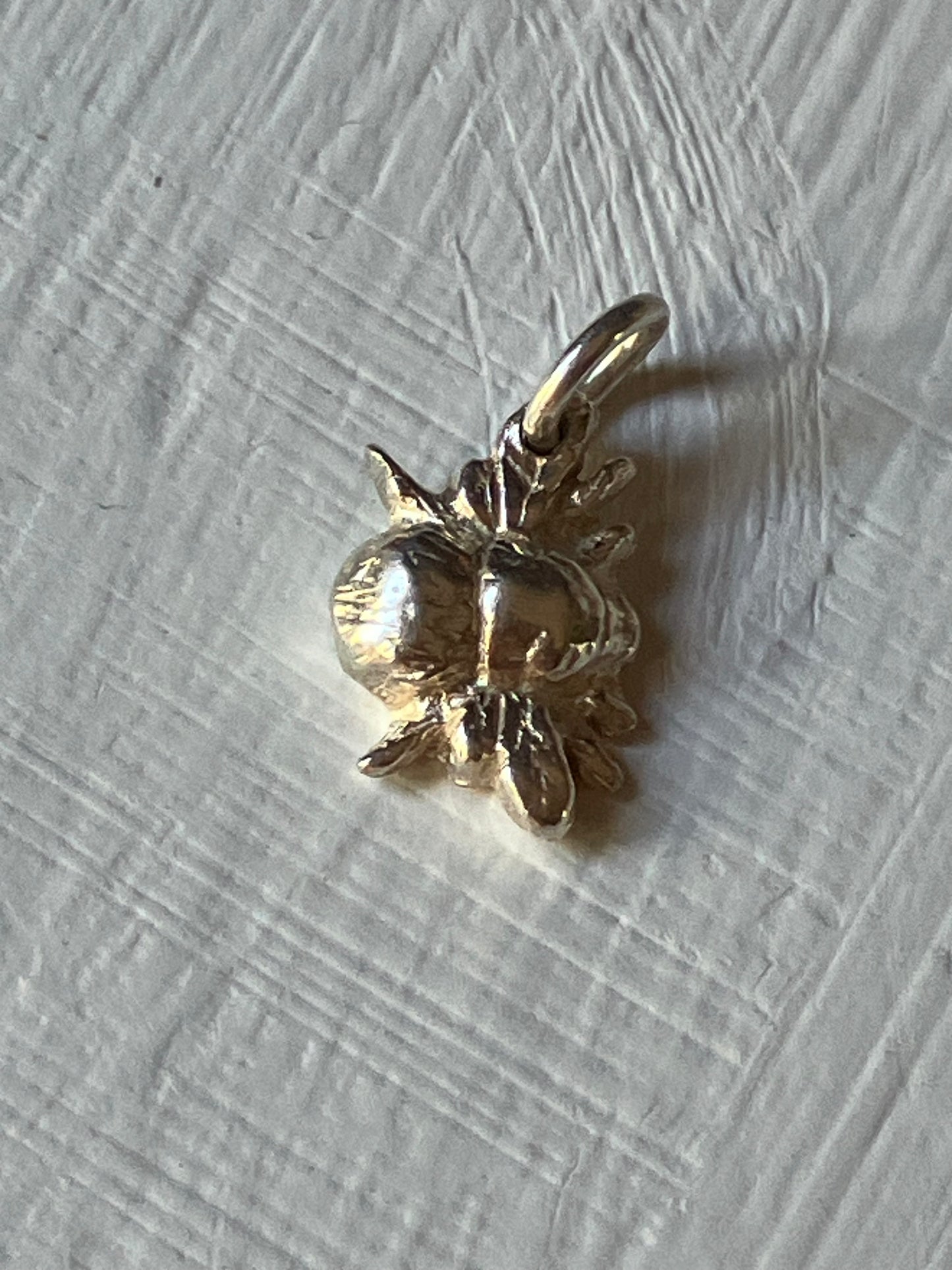 Small Silver Bee Charm