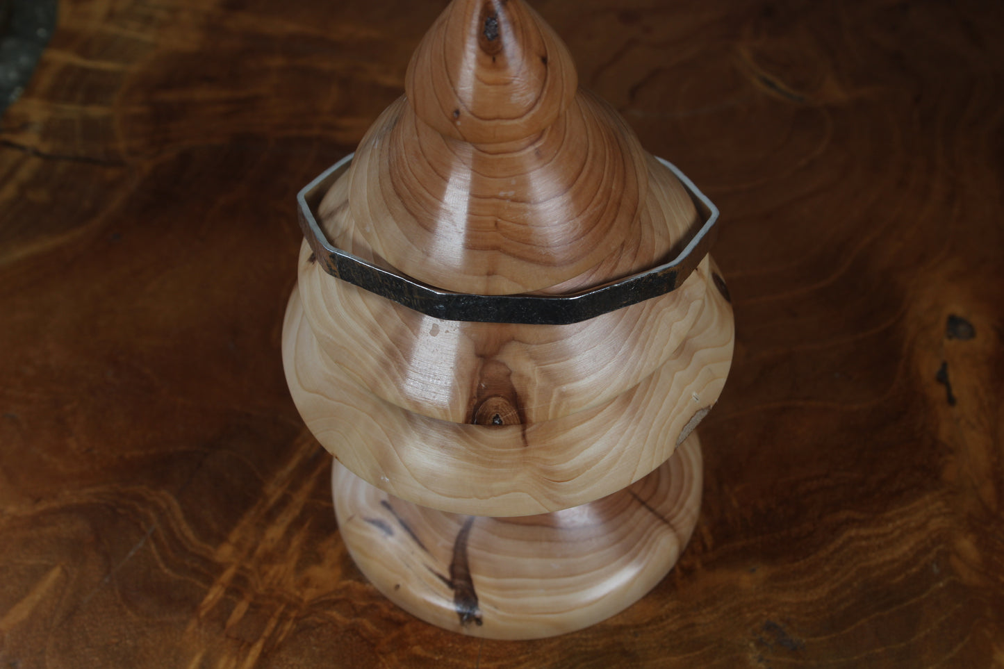 Silver Ten sided Bangle (4mm)