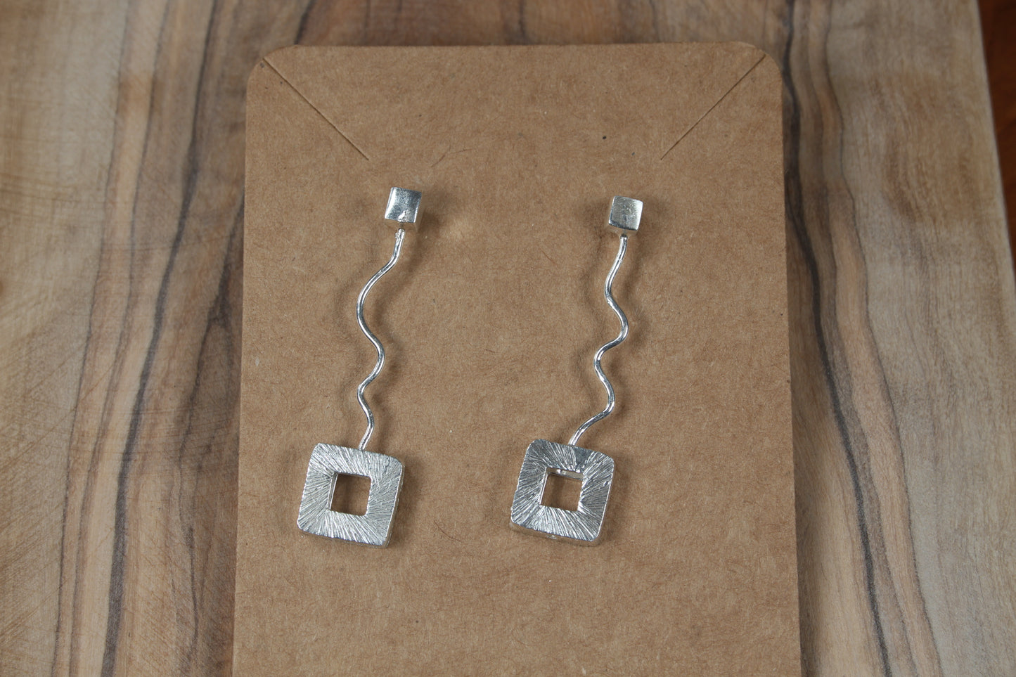 Square squiggles Earrings