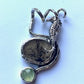 Seahorse Twist Pendant with Dendritic Agate
