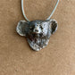 Small Sterling Silver Koala Pendant
