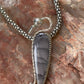 Grey Jasper Heron Pendant