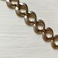 Chunky Silver Necklace with Pearl Pendant