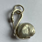 Silver & Pearl Swan Pendant
