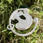 Silver Toadstool & Flower Pendant