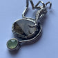 Seahorse Twist Pendant with Dendritic Agate