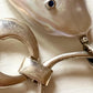 Chunky Silver Necklace with Pearl Pendant
