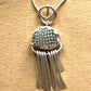 Snake Agate Jellyfish Pendant