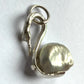 Silver & Pearl Swan Pendant