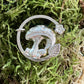 Silver Toadstool & Flower Pendant