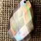 Indian Coin, Mother of Pearl, Shell & Coral Drop Earrings