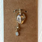 Gold & Silver Face Pendant