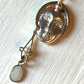Gold & Silver Face Pendant
