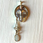 Gold & Silver Face Pendant