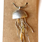 Large Silver Jellyfish Pendant