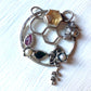 Bee & Honeycomb Large Pendant