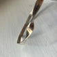 Silver Bangle with Twist
