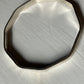 Ten sided Silver Bangle (6mm)