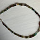 Silver Coloured Bead Necklace & Earring Set