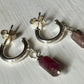 Silver Coloured Bead Necklace & Earring Set