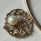 Pearl on wire pendant necklace