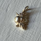 Small Silver Bee Charm