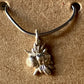 Small Silver Bee Charm