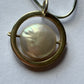 Pearl Silver Spinning Pendant