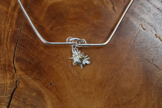 Silver Bee Bangle