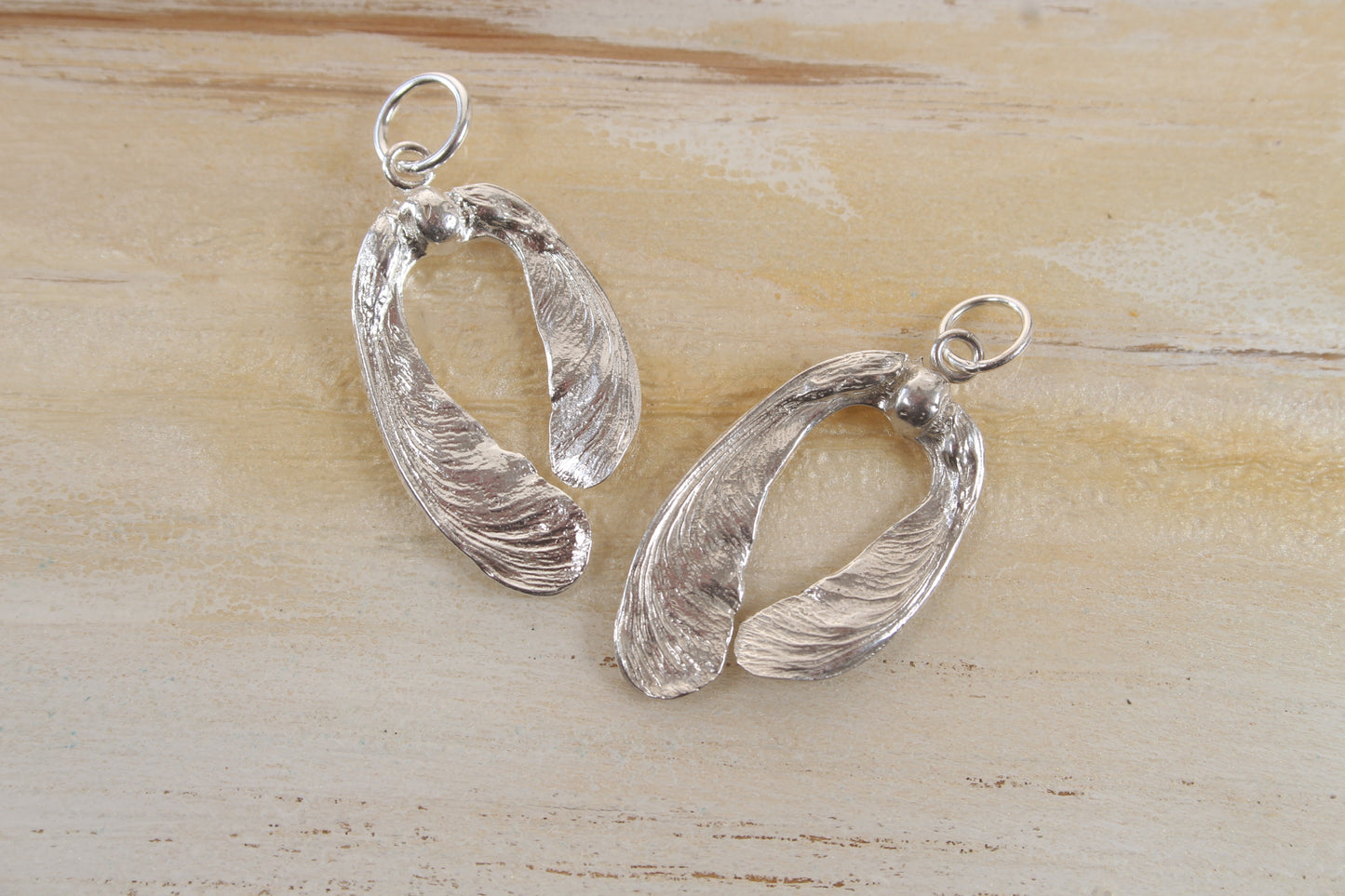 Double Sycamore Leaf Pendant