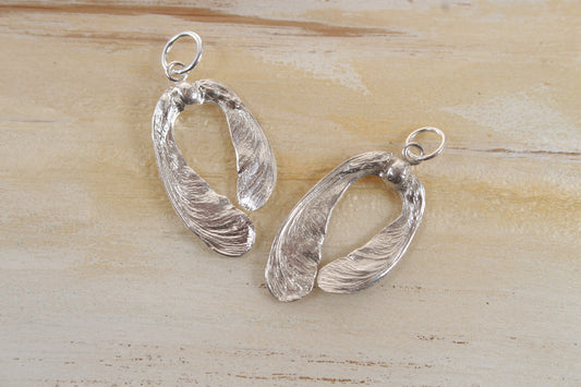 Double Sycamore Leaf Pendant