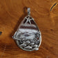 Fish Shoal with boat and star pendant