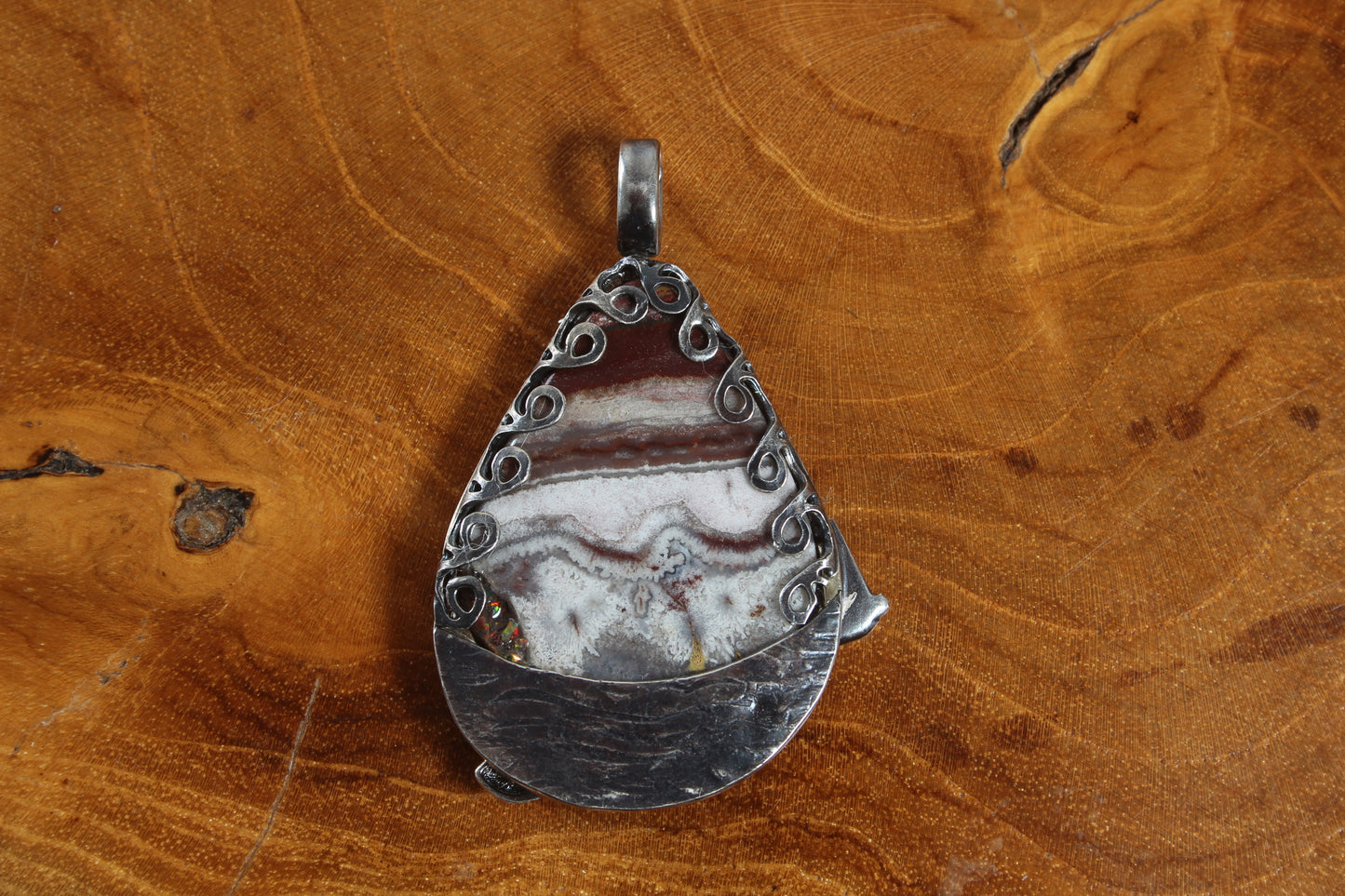 Fish Shoal with boat and star pendant