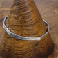 Silver Ten sided Bangle (4mm)